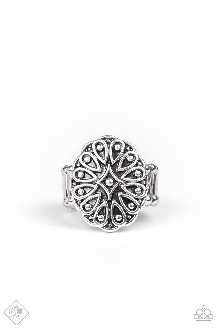 Modern Mandala- Silver