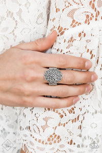Modern Mandala- Silver