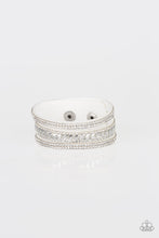 Load image into Gallery viewer, Rollin In Rhinestones - White